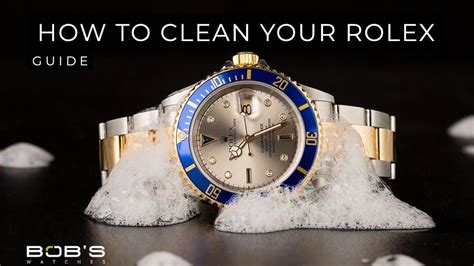 how to clean rolex stainless steel band|how to clean Rolex bracelet.